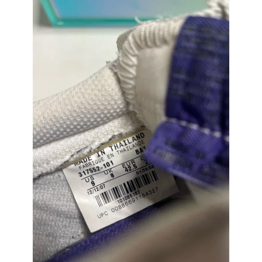 Nike Air Blazer Low ‘77 Varsity Sneaker White/Gray/Purple/Black 317552-101 VTG